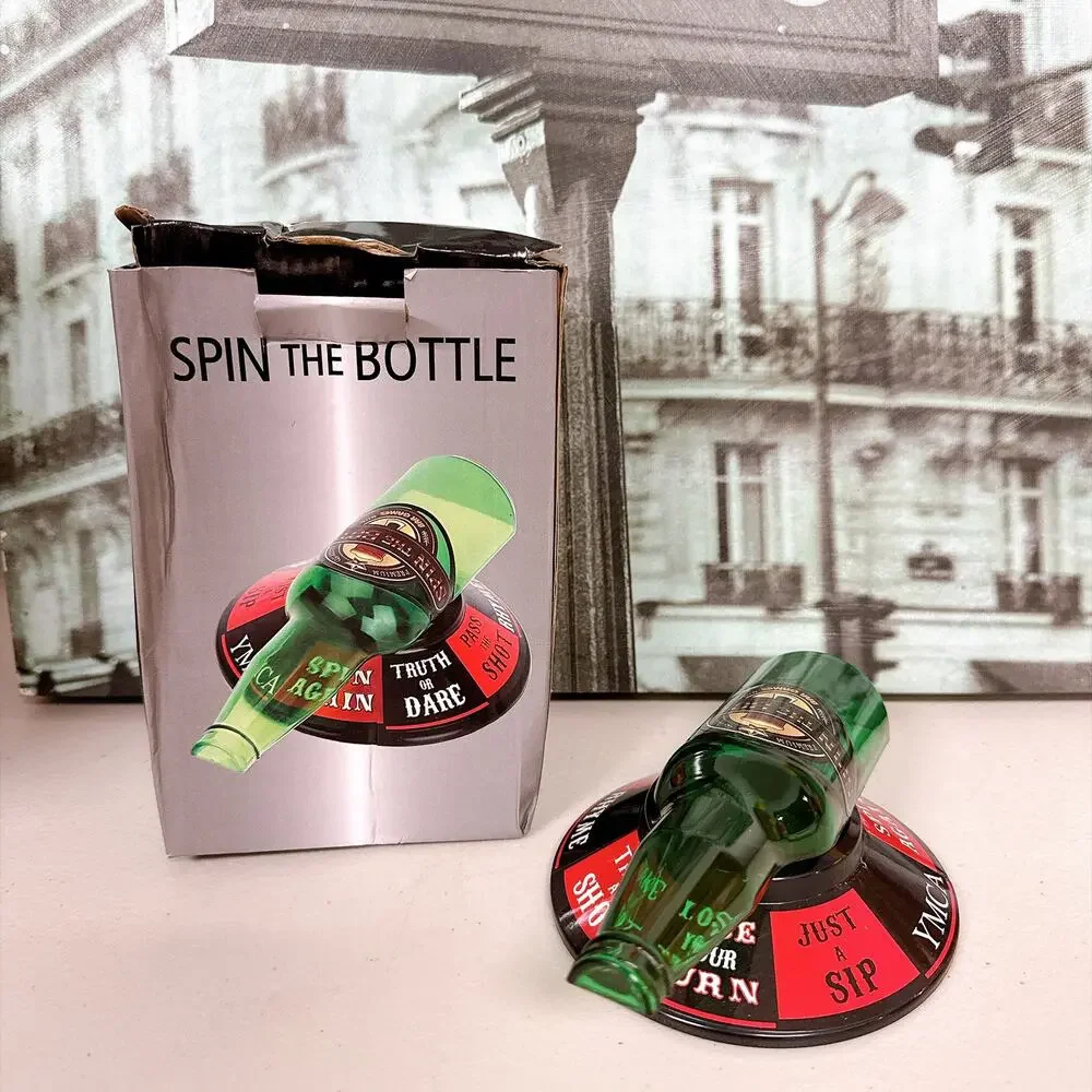 Truth or Dare Spin The Bottle Adult Drinking Game Turntable Set
